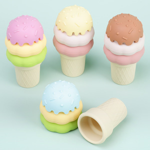 ของเล่นซิลิโคนเกรดอาหารสำหรับเด็กอายุ 0-3 ปี ชุดของเล่นเรียงซ้อนเพื่อการศึกษา - Product Image 1