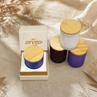 Boîtes à bougies blanches personnalisées avec logo, emballage de luxe rigide pour bougies et pots avec couvercle, pour emballages cadeaux haut de gamme