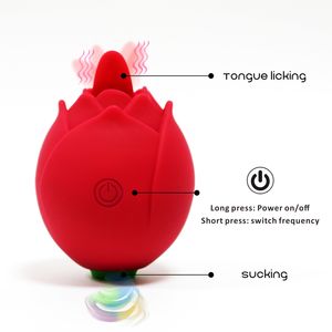 <span class=keywords><strong>Lesbianas</strong></span> Rosa flor forma lengua lamiendo Tease succión sabor salto para consolador vibrador mujeres juguetes sexuales pareja BQ527 10 vibración - Product Image 3