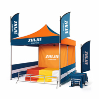 Tente d'intérieur d'auvent de cabine de publicité commerciale 3x3 personnalisée tente extérieure d'auvent 10x10