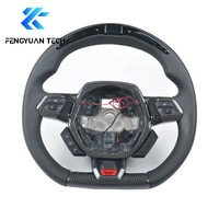 Volant en fibre de carbone forgé sur mesure pour Lamborghini Urus Huracan Gallardo Aventador Revuelto Svj Moza Hurucan Ceramic