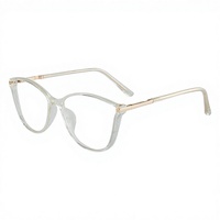 87041 Lunettes optiques TR90 unies, montures anti-lumière bleue, lunettes de mode transfrontalières anti-rayonnement informatique
