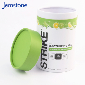 Vente en gros boîte de tubes en papier cadeau cosmétique en carton cylindrique personnalisé emballage de tube en papier rond pour café kraft brun - Product Image 4