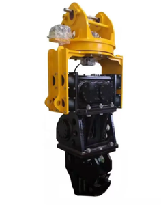 Le poinçonneur hydraulique robuste est compatible avec divers excavateurs pour le frappage de pieux de fondation et de pieux carrés. - Product Image 1