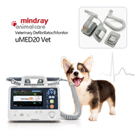 Défibrillateur externe automatique vétérinaire Mindray UMED20 avec affichage ECG clair pour les secours cardiaques d'urgence intraopératoires chez les animaux