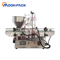 Machine de remplissage pneumatique électrique Moonpack TFM-120G-2 pour thé Oolong, café, limonade, sauces et fondations en stick