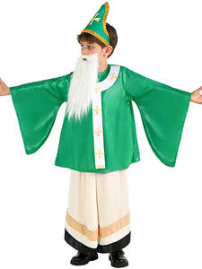 Costume de trèfle irlandais unisexe pour enfants pour la <span class=keywords><strong>Saint</strong></span>-<span class=keywords><strong>Patrick</strong></span>, finition douce, pour les spectacles de scène et les fêtes - Product Image 4