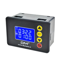 Pengontrol waktu mikrokomputer DC 12V 24V AC 110V-220V Relay Delay waktu Digital LCD saklar Delay waktu Relay waktu dapat disesuaikan