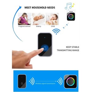 150ft phạm vi cắm hoạt động DIY RGB chiếu sáng hiện đại Chuông cửa không dây cho căn hộ nhà lớp học trường - Product Image 4