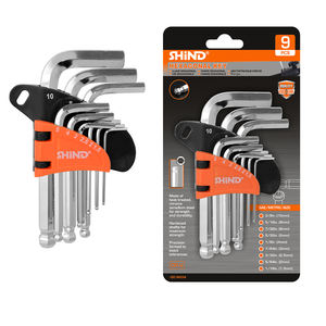 Set di chiavi a <span class=keywords><strong>brugola</strong></span> 94334 con <span class=keywords><strong>chiave</strong></span> a forma di pallina da 9 pezzi a forma di <span class=keywords><strong>chiave</strong></span> esagonale resistente a <span class=keywords><strong>chiave</strong></span> esagonale CR-V - Product Image 3