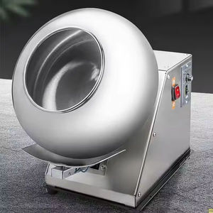 Machine de glaçage multifonctionnelle motorisée pour bonbons, avec sécheur chauffant, pour le glaçage au sucre et au chocolat, idéale pour les fêtes - Product Image 1