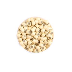 500 buah cincin Nano berjajar silikon mikro manik-manik ekstensi rambut alat Cincin mikro silikon tabung 1000 buah - Product Image 4