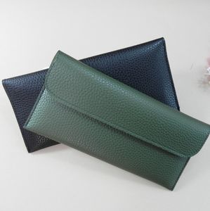 กระเป๋าใส่บัตรและเงินดีไซน์หรู ปี 2025 ทำจากหนัง PU สไตล์วินเทจ ทันสมัย จุเหรียญได้เยอะ กระเป๋าสตางค์ทรงยาวบางเฉียบ - Product Image 2