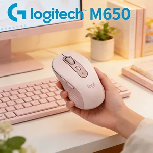 <span class=keywords><strong>Souris</strong></span> sans fil professionnelle Signature M650 avec capteur optique, clics silencieux, construction durable, rechargeable pour une utilisation à long terme - Product Image 4