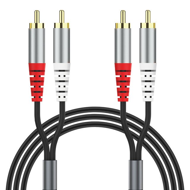 2024 Hot Selling Audio Cable 2 Rca to 2 Rca Av Cable of High Quality