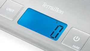 Bilancia da cucina elettronica digitale TRANSTEK Hot in acciaio inossidabile 5 kg 1 g con Display LCD per perdita di peso, cottura, cuoco