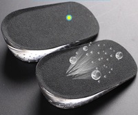 Semelles rehausseuses en gel pour talon, inserts pour inégalité de longueur des jambes, amortisseurs de chocs, rehausseurs de chaussures, soulagement de la douleur au talon