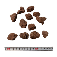 Pierre de lave volcanique rouge naturelle à bon prix, 2-3 cm, 50000-74999 BTU, tailles personnalisables, verre de feu pour cheminée et décoration de jardin