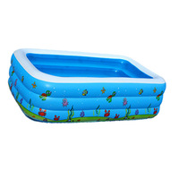 Piscine gonflable rectangulaire douce pour enfants et adultes, 305x183x60, prix le plus bas, vente en gros