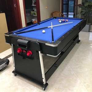 Table de jeu multifonction 4 en 1 pour la piscine, le <span class=keywords><strong>Hockey</strong></span>, le baby-foot et le Tennis de Table pour salle de jeux - Product Image 2