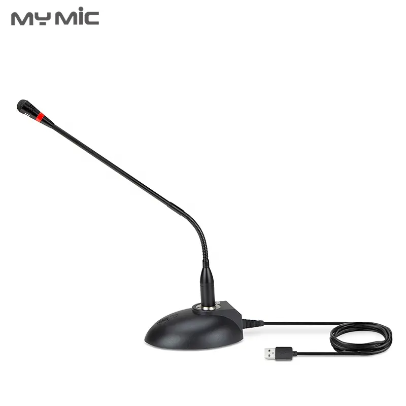 MY MIC EJU01 Professional Condenser Gooseneck Mic Desktop USB Conference Microphone for Meeting Room