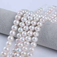 11-13mm a Grade Blanc Près de Perles d'eau douce Edison naturelles rondes pour la fabrication de bijoux