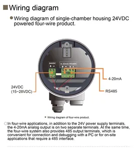 RF Capacitance Liquid <strong>Level</strong> Switch PTFE Coated Anticorrosion Probe <strong>Sensor</strong> for <strong>Chemical</strong> Water <strong>Tanks</strong> Flange Mount OEM - Product Image 6