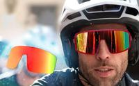 Big Matte Transparent Outdoor Eyewear Sport Cyclisme Lunettes de soleil Frame Blenders Lunettes polarisées pour hommes