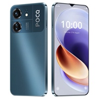 Nuevo Teléfono Inteligente C65 Transfronterizo con Android, Pantalla AMOLED HD de 6.8 Pulgadas y 120 Hz, Doble SIM, 16 GB + 1 TB, 5G LTE, Versión Global, Comercio Internacional