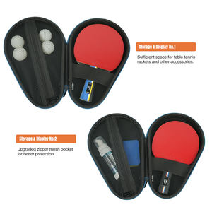 Étui de <span class=keywords><strong>ping</strong></span>-<span class=keywords><strong>pong</strong></span> Loki personnalisé en EVA épaissi, résistant aux rayures et durable, sac de transport portable pour raquettes et balles - Product Image 5