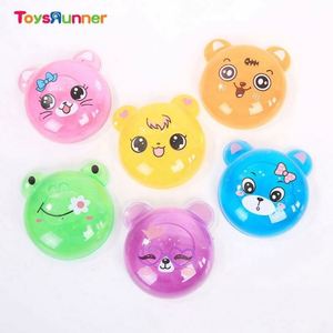 Hot Selling Eco-friendly Plastic DIY Clay Bear Head Jelly <b>Slime</b> Soft Toy Colorful Crystal Scented Playdough Children - Product Image 2
