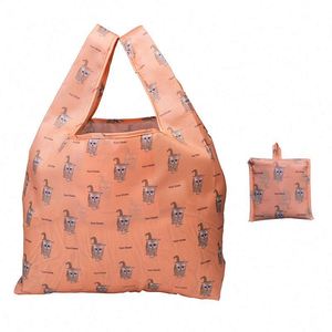 Bolsa de Compras Plegable, Portátil, Reutilizable, Enrollable, Bolsa de Supermercado Reutilizable, Bolsa de Almacenamiento - Product Image 3