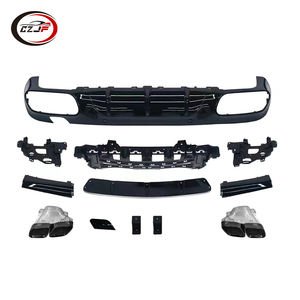 CZJF Embouts d'échappement de lèvre arrière modifiés Diffuseur arrière Pare-chocs avant Kits de carrosserie pour Benz Class <span class=keywords><strong>W206</strong></span> 2022 Changé en AMG635 - Product Image 6