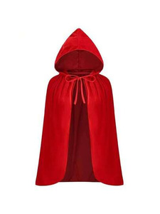 European and American Anime Riding <b>Hood</b> Cosplay Costume Hooded Cape with Red <b>Cloak</b> Lace for Party Stage Performance - Product Image 5