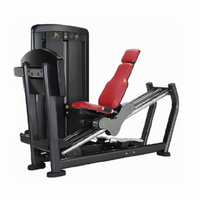 Machine de fitness commerciale réglable en acier pour musculation, équipement d'entraînement similaire à un chargeur compact, presse à jambes assise