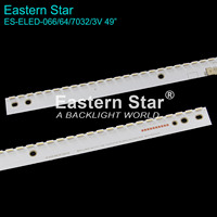 Bande de rétroéclairage TV ES-ELED-066 AOT SEC_49FHD_1X64_7032C_32S2P V6EY_490SM0_LED64_R4 pour téléviseur SAMSUNG UE49K5600, barre LED 598MM