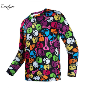 EVELYN OEM ODM <span class=keywords><strong>Maglia</strong></span> da <span class=keywords><strong>Ciclismo</strong></span> a Maniche Lunghe in Tessuto SMART Ecologico, ad Asciugatura Rapida, Traspirante ed Elasticizzato in Quattro Direzioni - Product Image 5