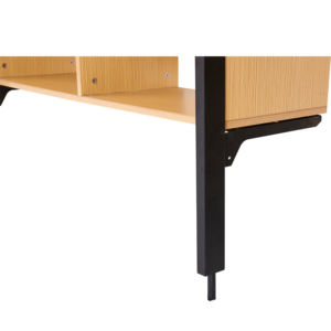 Supermercato Mensola di Esposizione Del Basamento Cremagliera per il Negozio e Della Cancelleria del Metallo e Legno Design Moderno Spuntino Negozio per la Vendita Al Dettaglio - Product Image 4