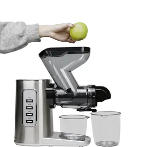 Máquina exprimidora lenta de prensa en frío a buen precio, extractor de frutas comercial para el hogar de alta calidad, jugo de masticación lenta