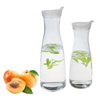 Botol jus plastik Premium, botol air jus tahan lama tahan pecah seri Pitcher jus plastik