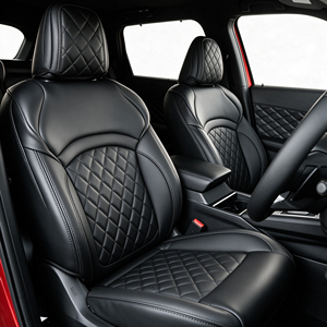 Fundas de Asiento de Cuero Personalizadas de Clase Ejecutiva para Vans de 5/7 Plazas, Juego Completo Impermeable para la Mayoría de los <span class=keywords><strong>Toyota</strong></span>, Nissan, KIA, Honda - Product Image 2