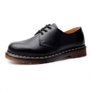 High Quality Lace-Up Men's Formal <b>Shoes</b> Durable Comfortable Soft Rubber Sole Handmade Genuine Leather Waterproof Autumn <b>Height</b> - Product Image 2
