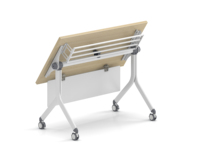 Table à manger pliable multifonctionnelle, bureau pliable simple pour l'intérieur et l'extérieur, gain de place, bureau pliable pour la maison et le bureau, structure de table en métal