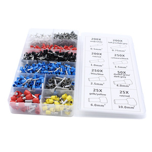 Auto Wire Cold Pressed Tubular Terminal Kit Insulated Bullet Type 1200pcs <b>Boxed</b> General Purpose - Product Image 5