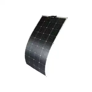 150W bán linh hoạt bảng điều khiển năng lượng mặt trời đơn tinh thể mô-đun quang điện etfe Vật liệu ban công mô-đun RV mái tùy chỉnh ngoài trời