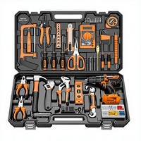 Boîte à outils domestique multifonctionnelle, kit de réparation de matériel complet, ensemble d'outils d'électricien domestique, perceuse pour voiture, acier à haute teneur en carbone