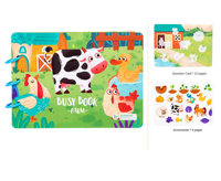 Libro Sensorial Montessori de Fieltro para Niños Pequeños con Autismo: Mi Primer Libro de Actividades Preescolar, Juguete Educativo Temprano
