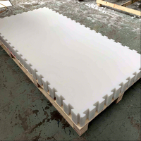 Plaques en plastique durables résistantes à l'usure pour intérieur et extérieur, panneaux de patinoire synthétique pour revêtements de sol sportifs