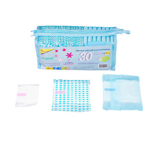 <b>Cheap</b> Wholesale Soft Cotton Surface Winged Sanitary <b>Pads</b> for Women Wholesale Good Absorbency and Leak Proof - Product Image 3