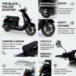 Vendita all'Ingrosso di Scooter 125cc, Motociclette, Motociclette Elettriche Leggere di Alta Qualità - Product Image 2